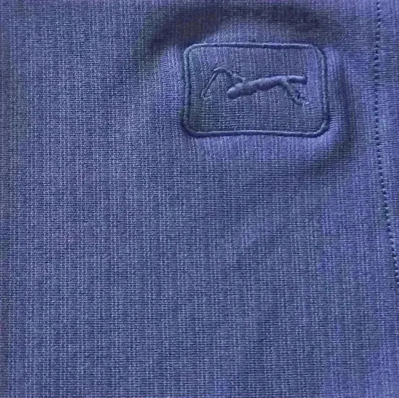 PGA TOUR Golf mens Blue Striped large polo short sleeve top - Picture 9 of 13